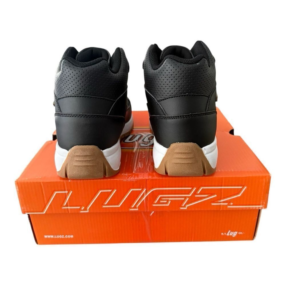 Lugz Rapid Black White Gum Sneaker Boots Men's Size 9 NIB MRAPIV-012 - Picture 5 of 11